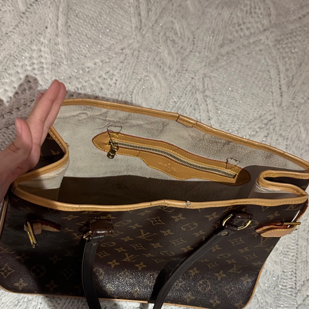Louis Vuitton Dark Brown Monogram Tote - Picture 16 of 17